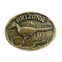 Brass Vintage Arizona Roadrunner Belt Buckle by Award Design Medals 11042013