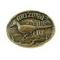 Brass Vintage Arizona Roadrunner Belt Buckle by Award Design Medals 11042013