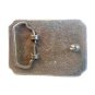Vintage Tall In The Saddle Western Cowboy Belt Buckle