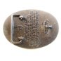 Vintage 1984 El Dorado Kansas Lake Dedication Belt Buckle