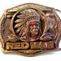 Vintage 1988 Red Man Belt Buckle @ Pinkerton Tobacco Co.