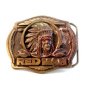 Vintage 1988 Red Man Belt Buckle @ Pinkerton Tobacco Co.