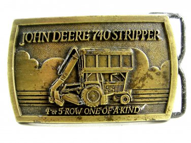 1984 John Deere 740 Stripper 4 or 5 Row Belt Buckle by John Deere 8614