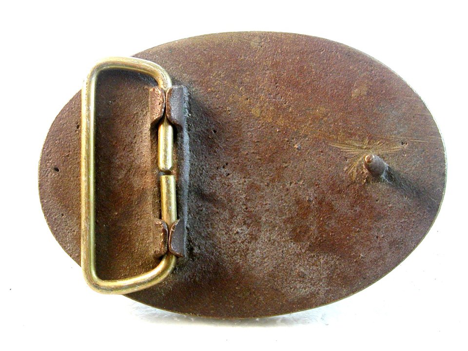 Vintage 61 Country WDAF AM Kansas City Kansas Belt Buckle