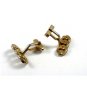 True Vintage Goldtone Knots Cufflinks by Swank 100714