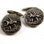 Vintage Silvertone Horse Racing Cufflinks 22514