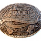 2009 Houston Livestock Show & Rodeo Exhibitor Belt Buckle