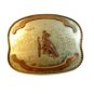 Comstock German Silver Western Rodeo Belt Buckle