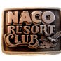 Vintage 1989 NACO Resort Club Belt Buckle