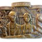 Vintage Solid Brass American Home Grown Belt Buckle