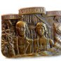 Vintage Solid Brass American Home Grown Belt Buckle