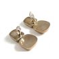Taxco Mexican Sterling Silver Dangley Pieced Earrings