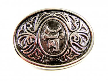 Ladies Western Saddle Belt Buckle by Avon 6914