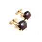 Swank Goldtone & Red Cufflinks 11062013