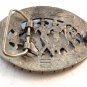 Vintage 1995 EJC Line Dancing Belt Buckle Made in USA