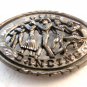 Vintage 1995 EJC Line Dancing Belt Buckle Made in USA