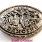 Vintage 1995 EJC Line Dancing Belt Buckle Made in USA