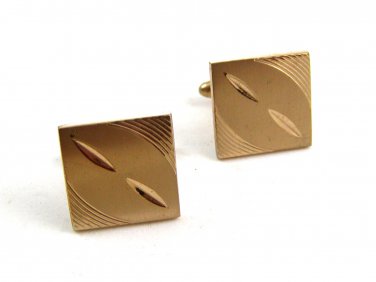 Goldtone Cufflinks No. 3 04212014 by Swank