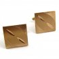 Goldtone Cufflinks No. 3 04212014 by Swank