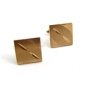Goldtone Cufflinks No. 3 04212014 by Swank