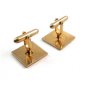 Goldtone Cufflinks No. 3 04212014 by Swank