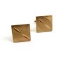 Goldtone Cufflinks No. 3 04212014 by Swank