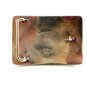 Handcrafted & Signed Silver Tone & Enameled Buck Deer Belt Buckle