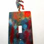 Kokopelli w/ Flute Single Switch Cover Plate by Steel Images Made USA 021915H