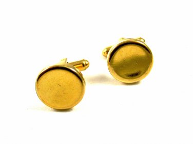 True Vintage Goldtone & Sparkley Dressy Cufflinks by Anson 100714