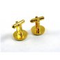 True Vintage Goldtone & Sparkley Dressy Cufflinks by Anson 100714