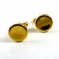 True Vintage Goldtone & Sparkley Dressy Cufflinks by Anson 100714