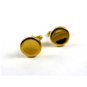 True Vintage Goldtone & Sparkley Dressy Cufflinks by Anson 100714