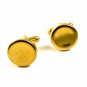 True Vintage Goldtone & Sparkley Dressy Cufflinks by Anson 100714