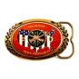 Vintage Volunteer Fireman Damn Proud of It Belt Buckle