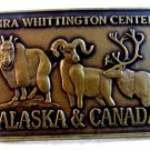 Vintage NRA National Rifle Association Alaska & Canada Belt Buckle