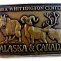 Vintage NRA National Rifle Association Alaska & Canada Belt Buckle
