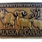 Vintage NRA National Rifle Association Alaska & Canada Belt Buckle
