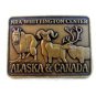Vintage NRA National Rifle Association Alaska & Canada Belt Buckle