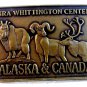 Vintage NRA National Rifle Association Alaska & Canada Belt Buckle