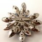 Gorgeous Vintage Blue Rhinestone Brooch