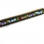 Vintage Brass Italian Ultra Fine Micro Mosaic Bar Pin / Brooch 0104062013cd