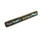 Vintage Brass Italian Ultra Fine Micro Mosaic Bar Pin / Brooch 0104062013cd