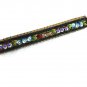Vintage Brass Italian Ultra Fine Micro Mosaic Bar Pin / Brooch 0104062013cd