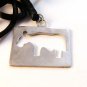 Blaezy Sterling Silver Milk Cow Necklace