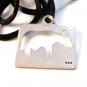 Blaezy Sterling Silver Milk Cow Necklace
