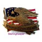 Vintage Brass The Right to Keep and Bear Arms Belt Buckle