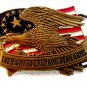 Vintage Brass The Right to Keep and Bear Arms Belt Buckle