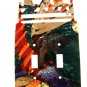 3 Cowboys on Fence Double Light Switch Cover Plate by Lazart USA 51215