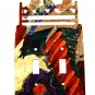 3 Cowboys on Fence Double Light Switch Cover Plate by Lazart USA 51215