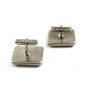 True Vintage Silvertone Knight On Horse Cufflinks Unmarked 110614